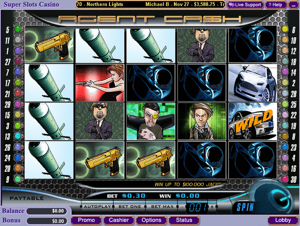 Agent Cash Slot Game