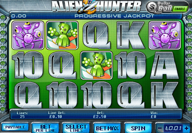 Alien Hunter Slot Games
