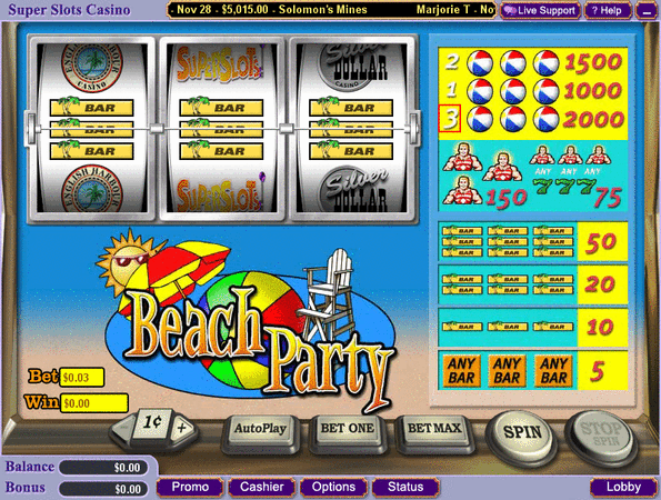Beach Party Slot Game