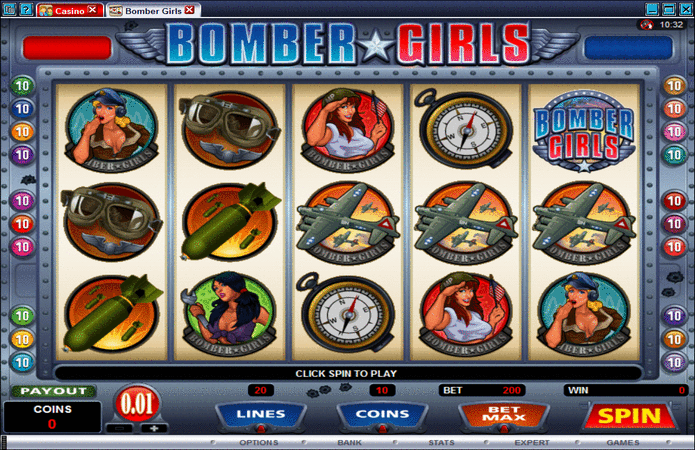 Bomber Girls Slot Machine