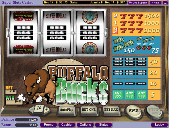 Buffalo Bucks Slot Game