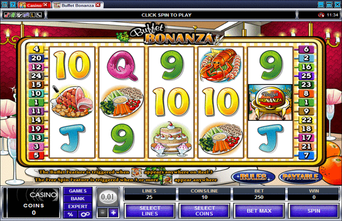 Buffet Bonanza Slot Machine