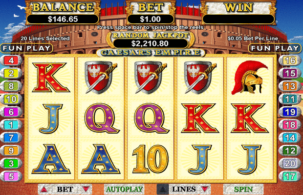 Caesar's Empire Slot Games