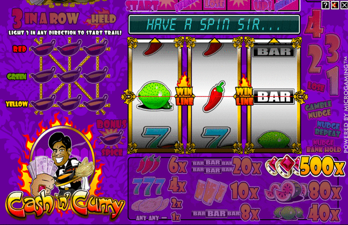 Cash n Curry Fruit Machine