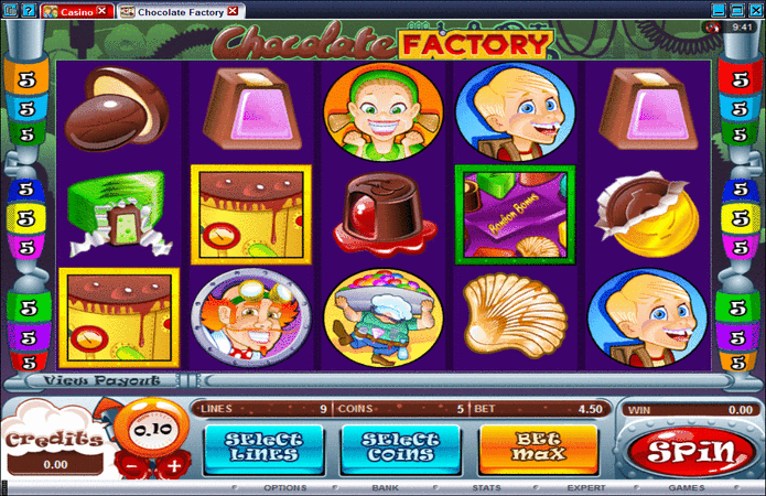 Chocolate Factory Slot Machine