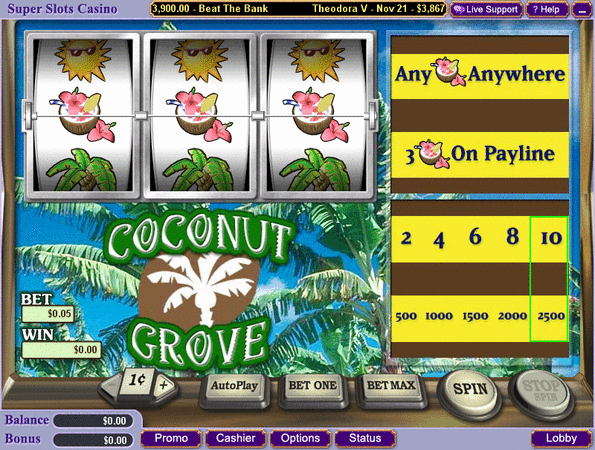 Coconut Grove Slot Game