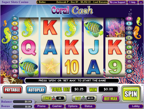 Coral Cash Slot Machine