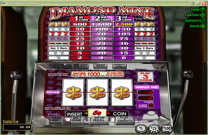  Diamond Mine slot game