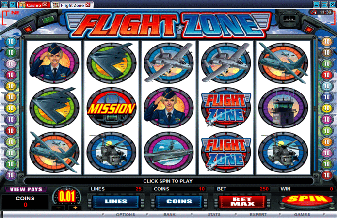 Flight Zone Slot Machine