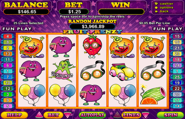 Fruit Frenzy Slot Games