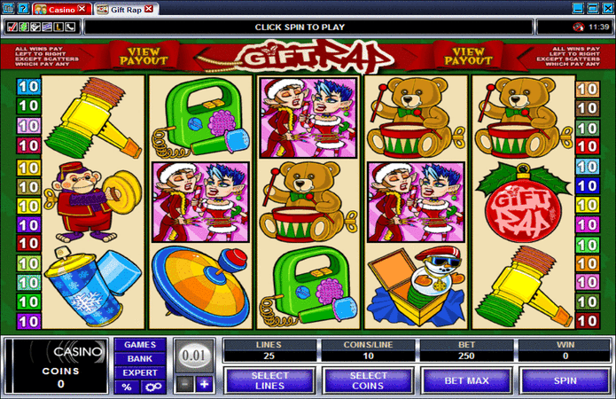 Gift Rap Slot Machine
