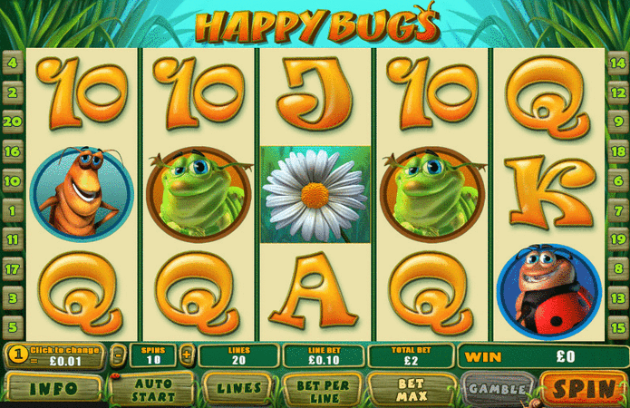 The Happy Bugs slot game