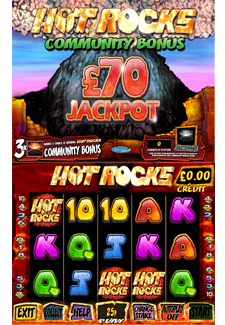 The Hot Rocks Fruit Machine