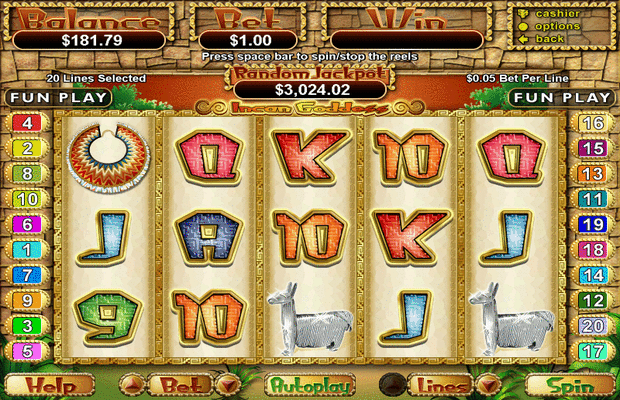 Incan Goddess Slot Games