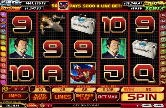 The Iron Man slot game