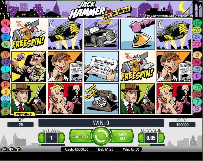 Jack Hammer Slot Machine