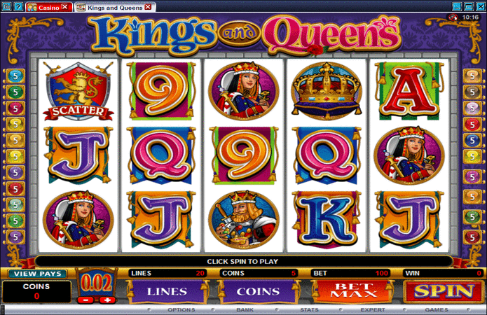 Kings and Queens Slot Machine