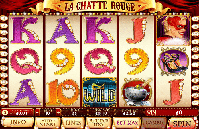 The La Chatte Rouge slot game