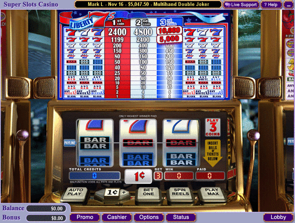 Liberty 7's Slot Game