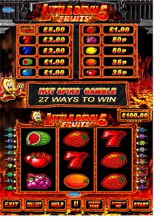 The Little Devils Fruit Machine