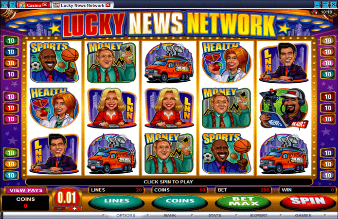 Lucky News Network Slot Machine