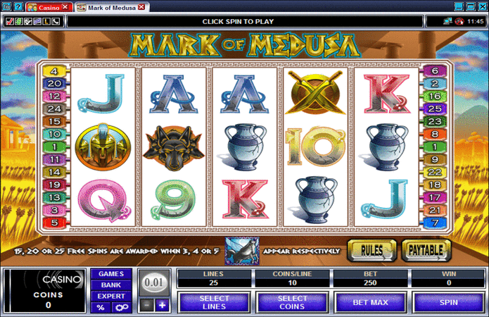 Mark of Medusa Slot Machine