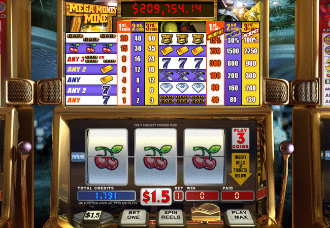 Mega Money Mine Slot Machine