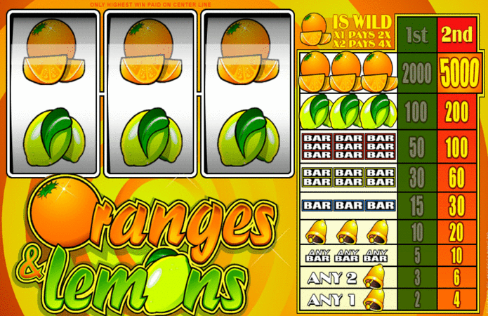 Oranges and Lemons Slot