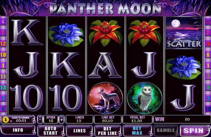 The Panther Moon slot game