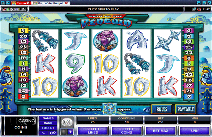 Path of the Penguin Slot Machine