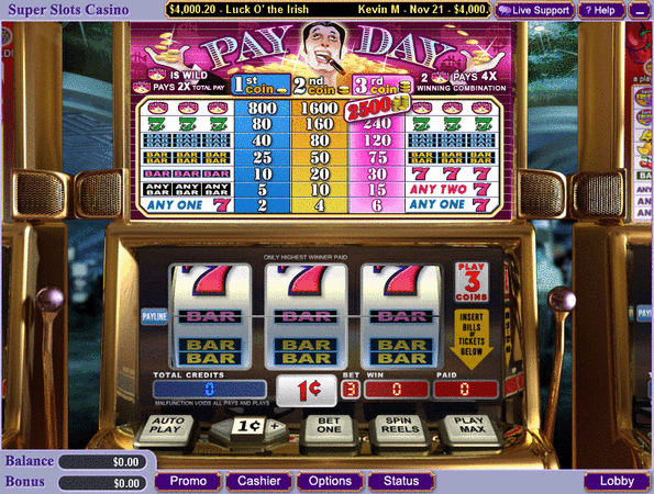 Pay Day Slot Game