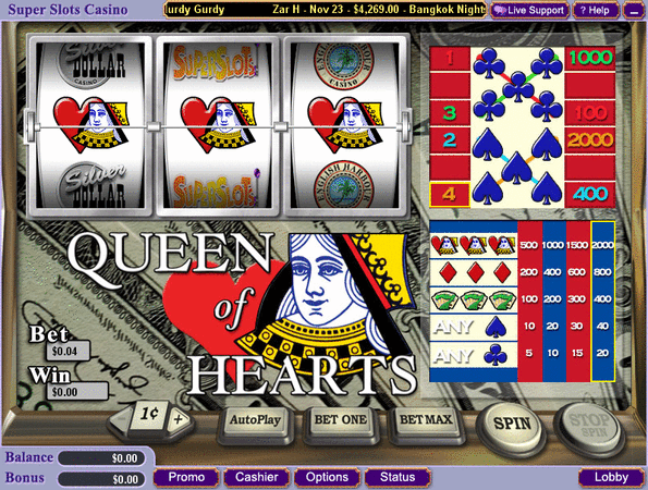 Queen Of Hearts Slot Game