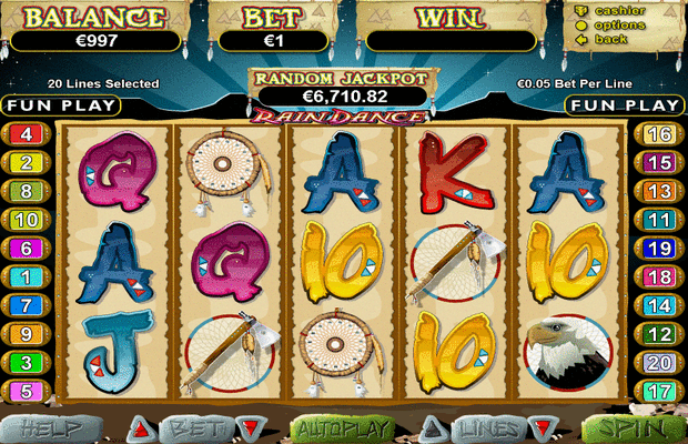 Rain Dance Slot Games
