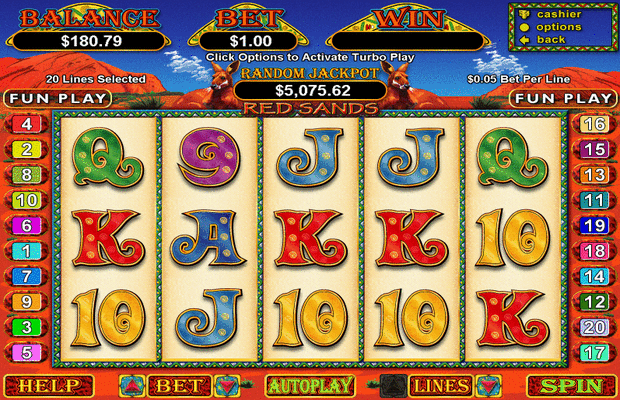 Red Sands Slot Games