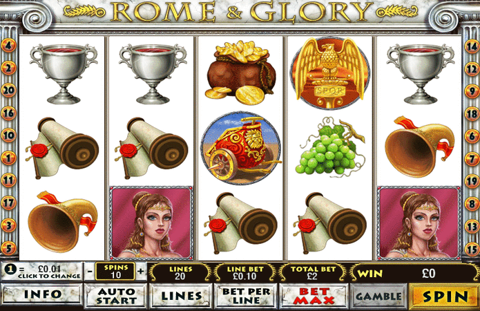 Rome And Glory Slot Games
