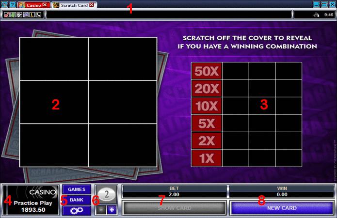 Scratch Card Layout