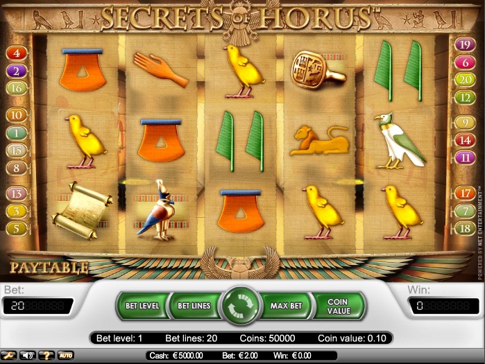 Secrets of Horus Slot Machine