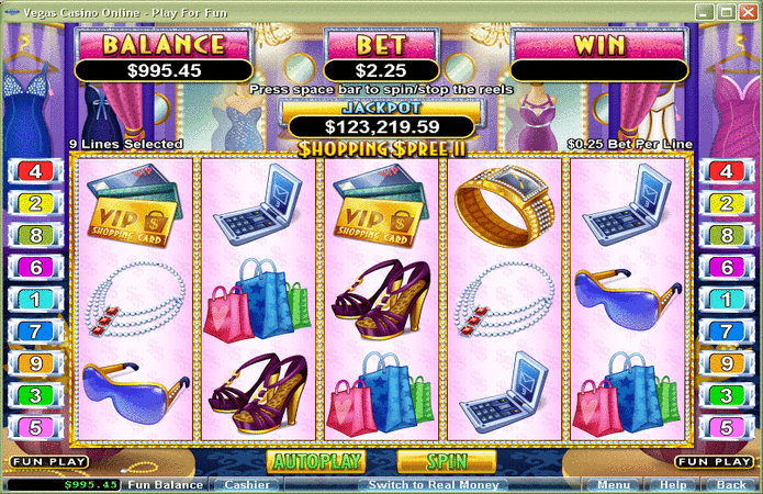  Shopping Spree II slot game