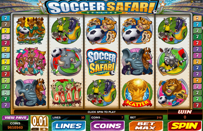 Soccer Safari Slot Game