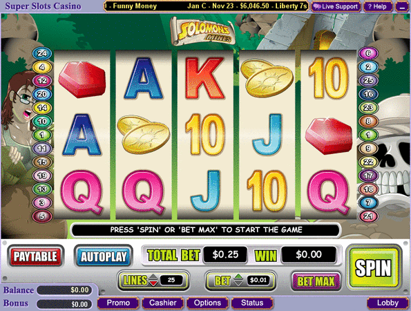 Solomons Mine Slot Games