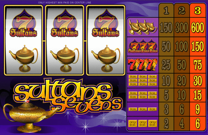 Sultan's 7's Slot