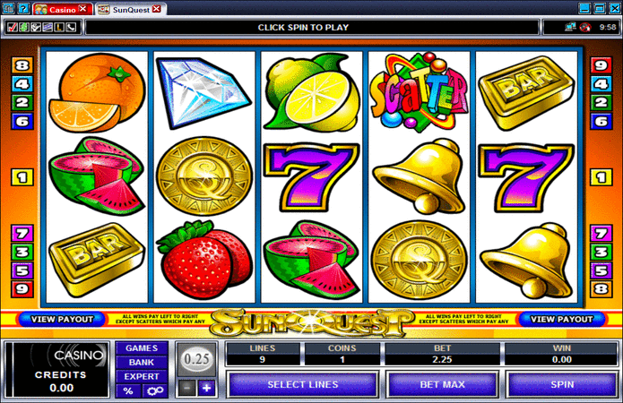Sun Quest Slot Machine
