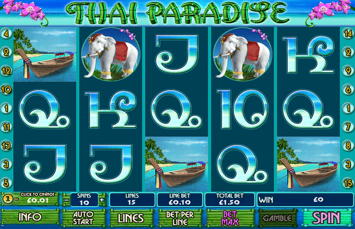 The Thai Paradise slot game