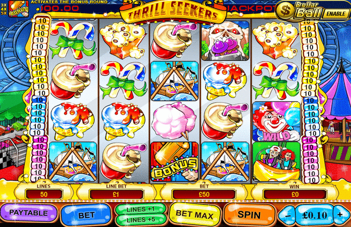 Thrill Seekers slot game