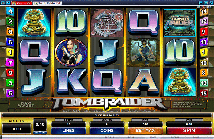 Tomb Raider Slot Machine