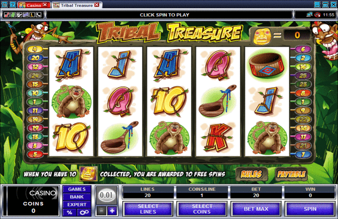 Tribal Treasure Slot Machine