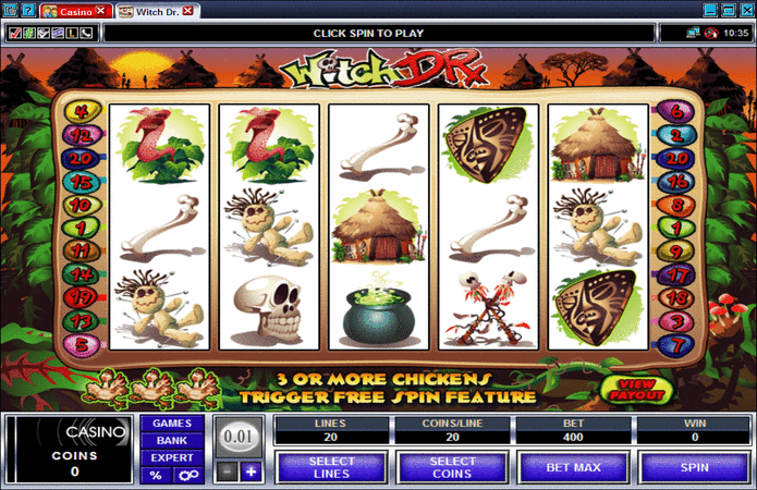 Witch Dr Slot Machine