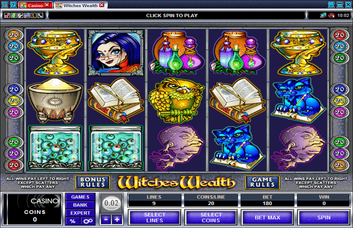 Witches Wealth Slot Machine