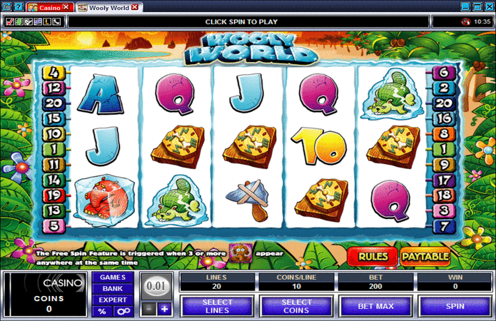 Wooly World Slot Machine