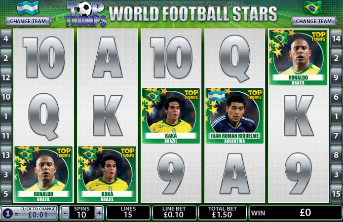 World Football Stars slot game